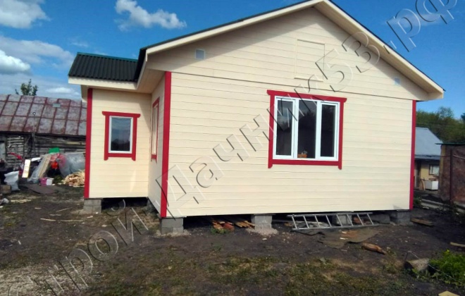 2 Каркасно-щитовой дом по проекту ОД-7, 6×8, 48 м², Рязанская область,  Милославский район, Село Чернава (7)